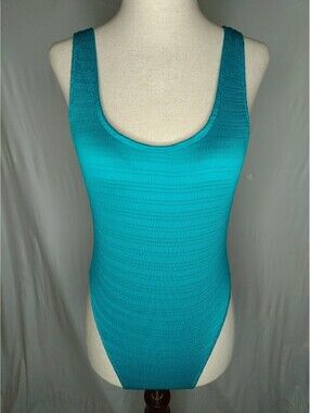 NWOT Mosmann Women's Teal One-Piece Swimsuit Size Small